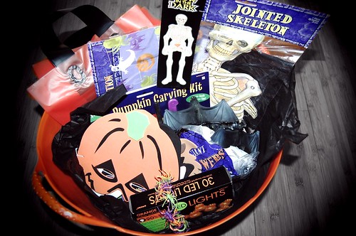 Basket of Halloween goodies!