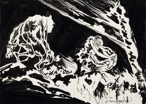 DC Special Series 1978 Swamp Thing prelim by Berni Wrightson