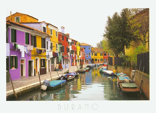Venezia的Burano小島