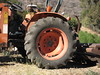 tractor at the barn