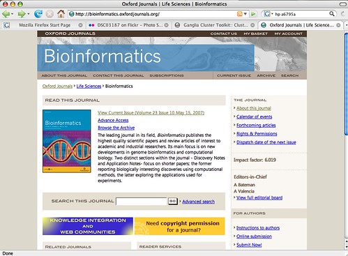 Bioinformatics journal