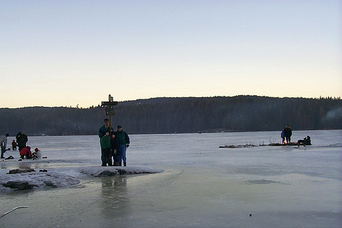 Skimarker on a Lake