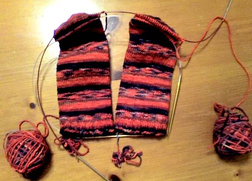 Ravishing Socks in Progress