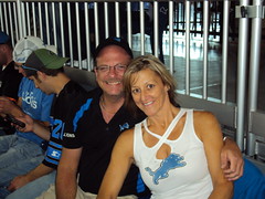 Joe & Brenda at Lions Game