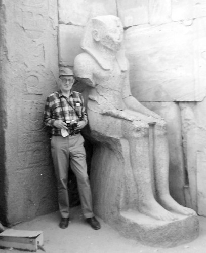 Dad with Rameses II in the 80s