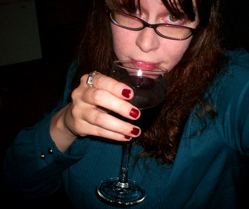 Manicure and wine, bitches!