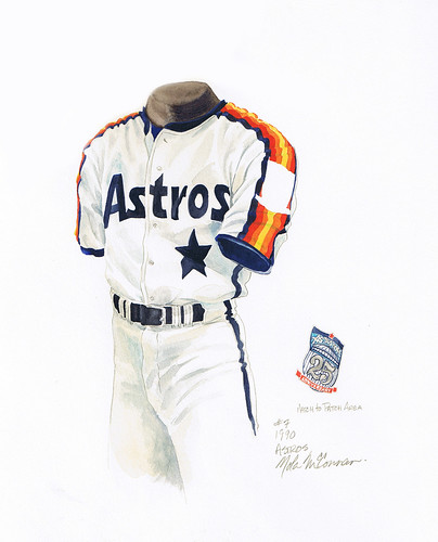 houston astros uniforms history. Houston Astros 1990 uniform