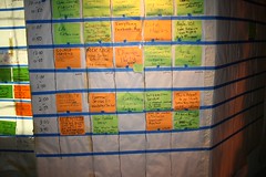 The Grid is the unconference way of organising the schedule. Photo Credit: Tara Hunt (via Flickr).