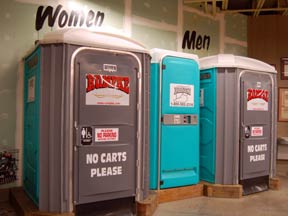 Entryway to Jungle Jims restrooms