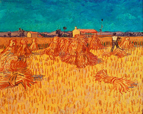 Van-Gogh_Sunset-Wheat-Field-w-Sheafs_1888