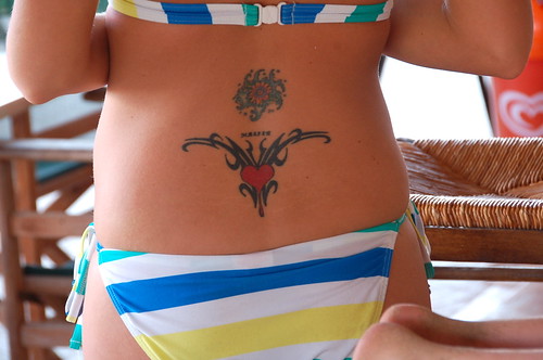 Women Lower Back Tattoos