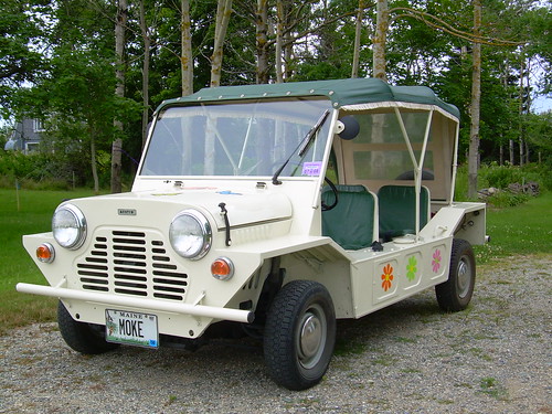 We've got one such minimal object in these parts a Mini Moke