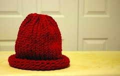 the hat I knitted