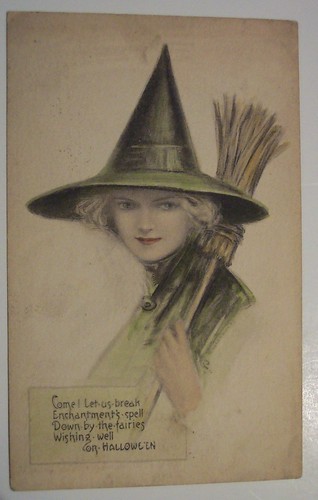 Vintage Halloween Postcard      Fairman