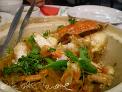 crab with tunghoon poststirring