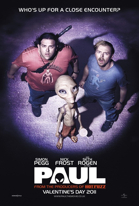 Paul poster Simon Pegg y Nick Frost