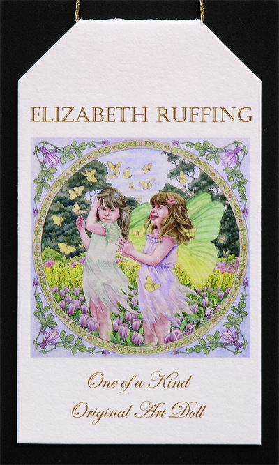 Fairies and Butterflies Hang Tag by Elizabeth Ruffing