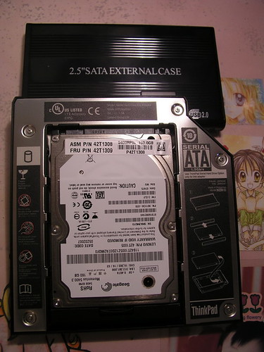 Ultrabay Slim SATA IDE + 160G 5400轉 HDD