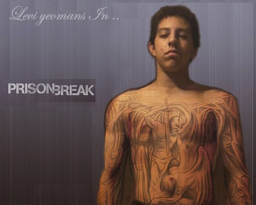 prison break tattoo. -Prison break Me With Tattoo
