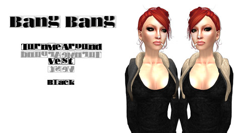 Bang Bang - TurnMeAround Vest black