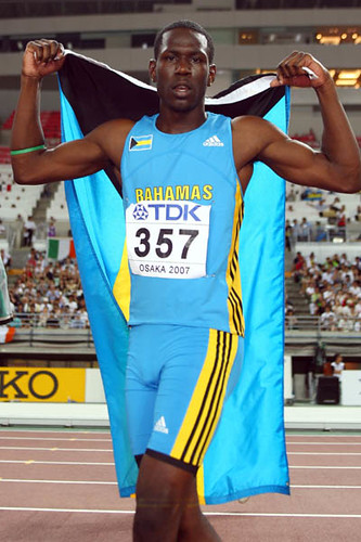 IAAF.org - Donald Thomas, BAH, won high jump gold medal with a 2.35m jump, August 29, 2007.
