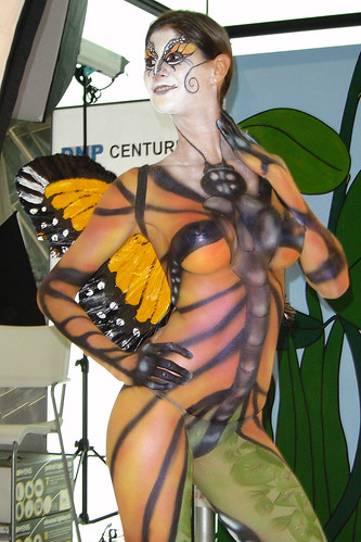 Bodypaint De art Mariposa