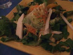 Wedge and green salad