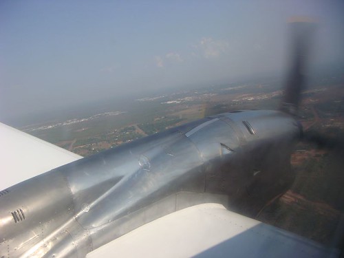 The Embraer 120 twin-motor aeroplane