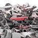 a pile of dead or wrecked cars