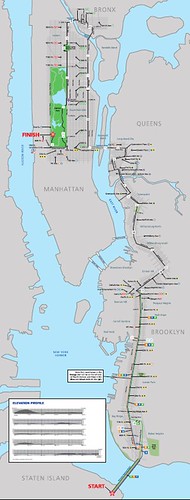 Ruta Maratón de Nueva York 2010