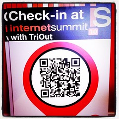 QR Code check-in signs
