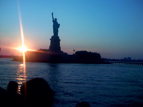 The Statue of Liberty at Dusk