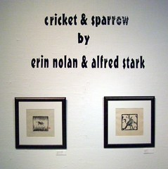 cricket & sparrow show, Kishwaukee College Gallery