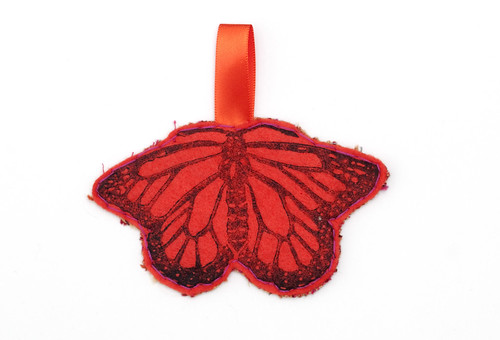 monarch butterfly ornament