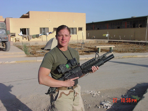 Jaime Buffalari in Iraq