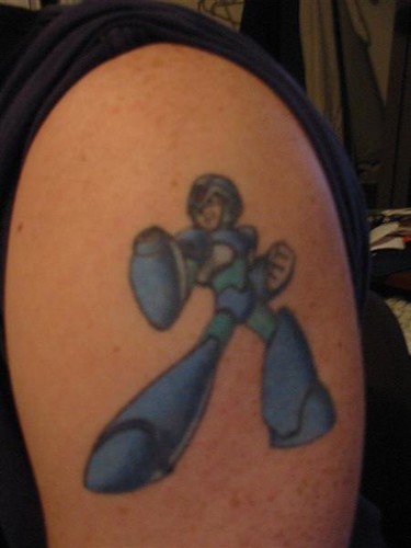 Mega Man X tattoo I got in 2001 at the age of 21