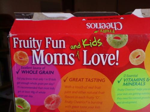 Fruity Cheerios for Moms & Kids Only
