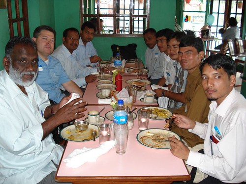 Breakfast with the Nepalese candidates