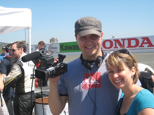 Amy and Ferf at Infineon Raceway