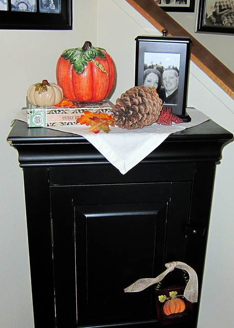 Halloween Decorations - Foyer Cabinet