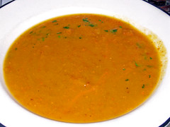 Sweet Potato-Andouille Soup