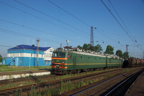 RZD VL85-093. Transsib line, Kitoi station, Irkutsk oblast. ©  trolleway
