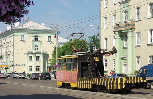 Angarsk tram crane С-8 ©  trolleway