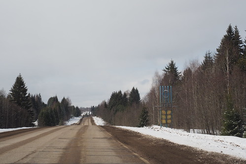 Torzok - Ostashkov highway ©  trolleway