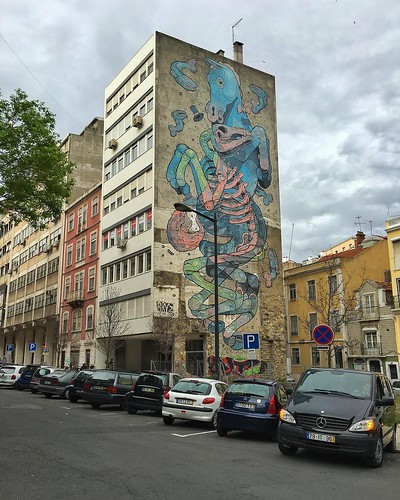 Street art Lisbon ©  Michael Grech