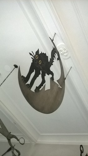 Chat noir sign hanging in Carnavalet Museum ©  Michael Neubert
