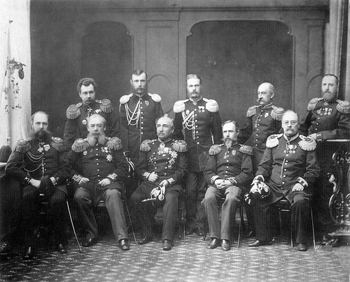 A group portrait of top rank military men ©  Sergey G