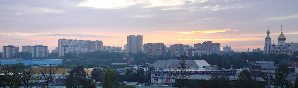 : Panorama of Odintsovo city