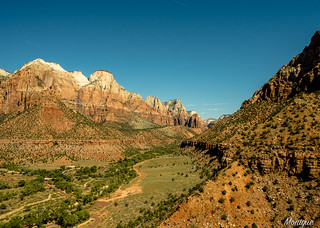 Zion NP. A look over the valley