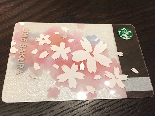 
Starbucks Card SAKURA PALE 2016